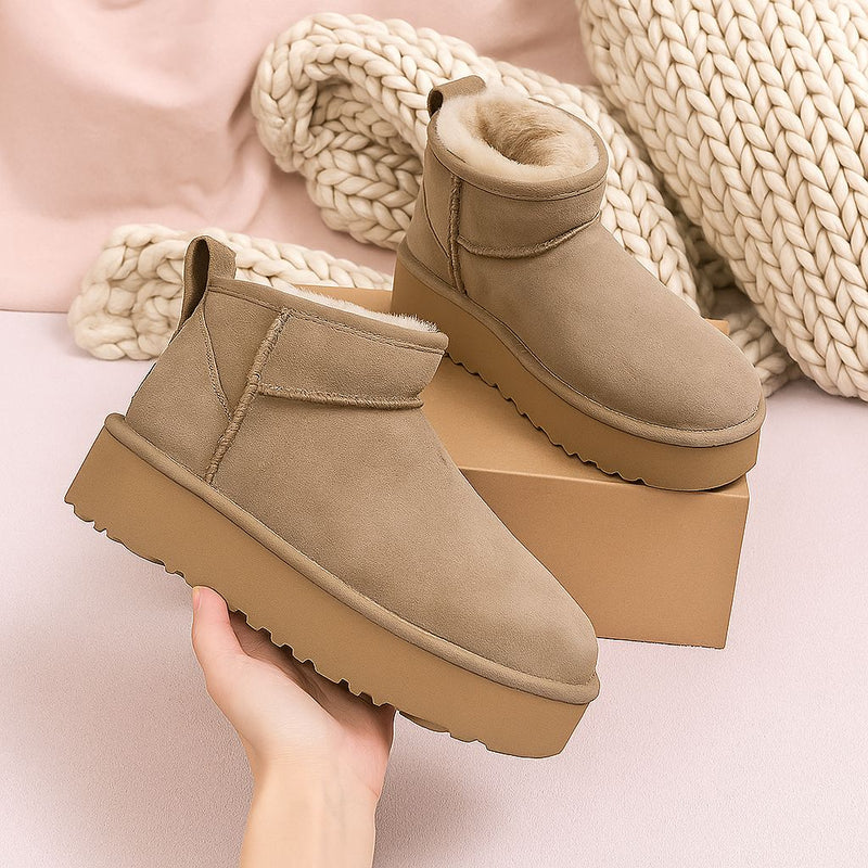 Bota Inverno Estelar  -  Peluciada, a Prova D'água + Meia Termica de Brinde