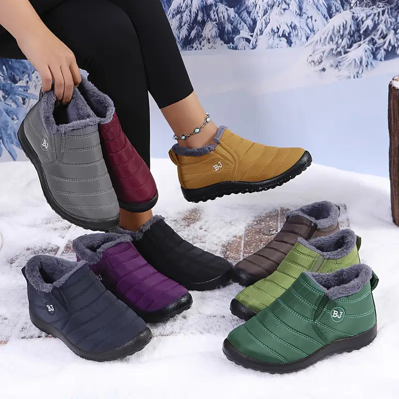 Bota de Inverno Térmica e Ortopédica a Prova D'água - Lunna Confort