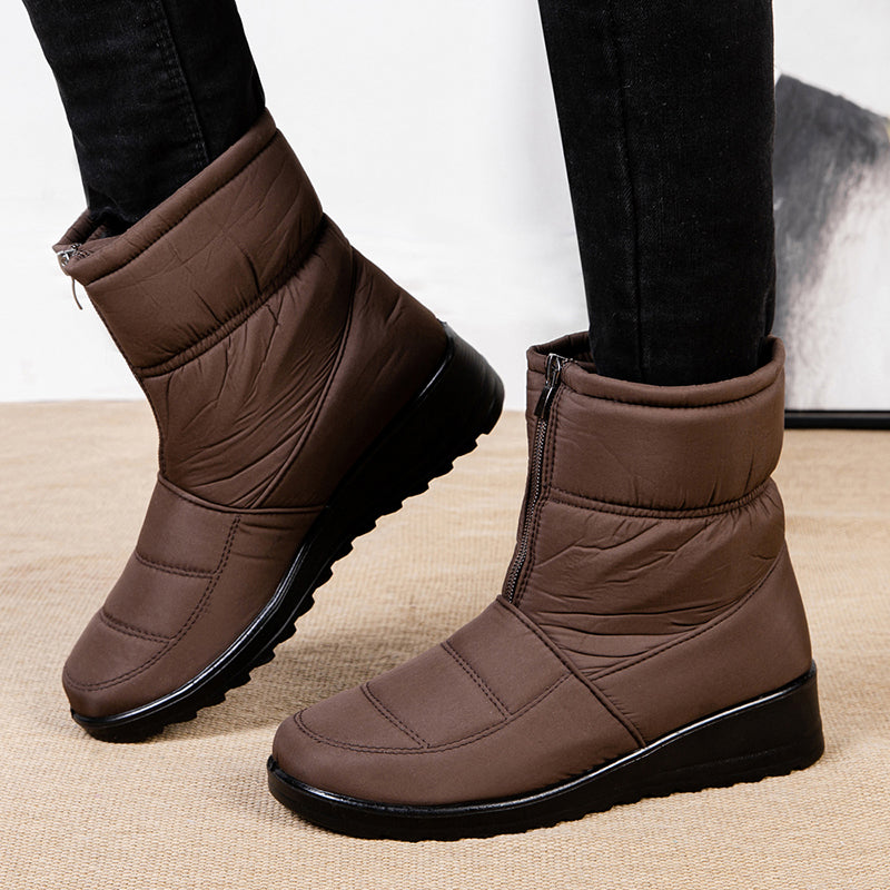 Bota Feminina de Inverno Vittore Helena com Forro Peluciado e Material Impermeável